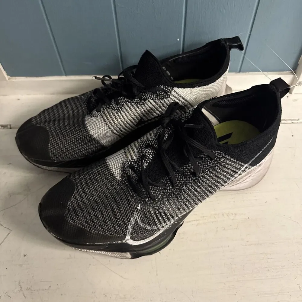 Men's Nike Air Max Tailwind 6 IV Black White Running Sneakers‎ Men’s Size 10